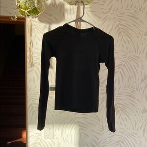 Black Long Sleeve Women's Top